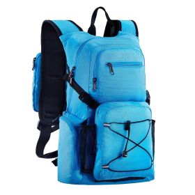 Hydration Backpack, 25L Insulated Hydration Pack Backpack with 2L TPU Water Bladder, Hiking Water Backpack with Storage for Men Women (Color: Blue, Type: Regular Type)